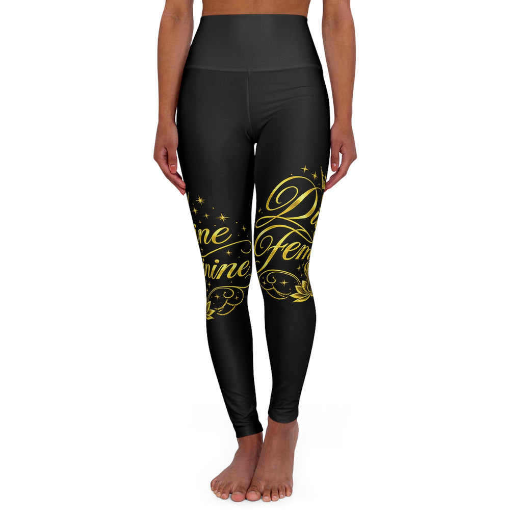 High Waisted Yoga Leggings (AOP)