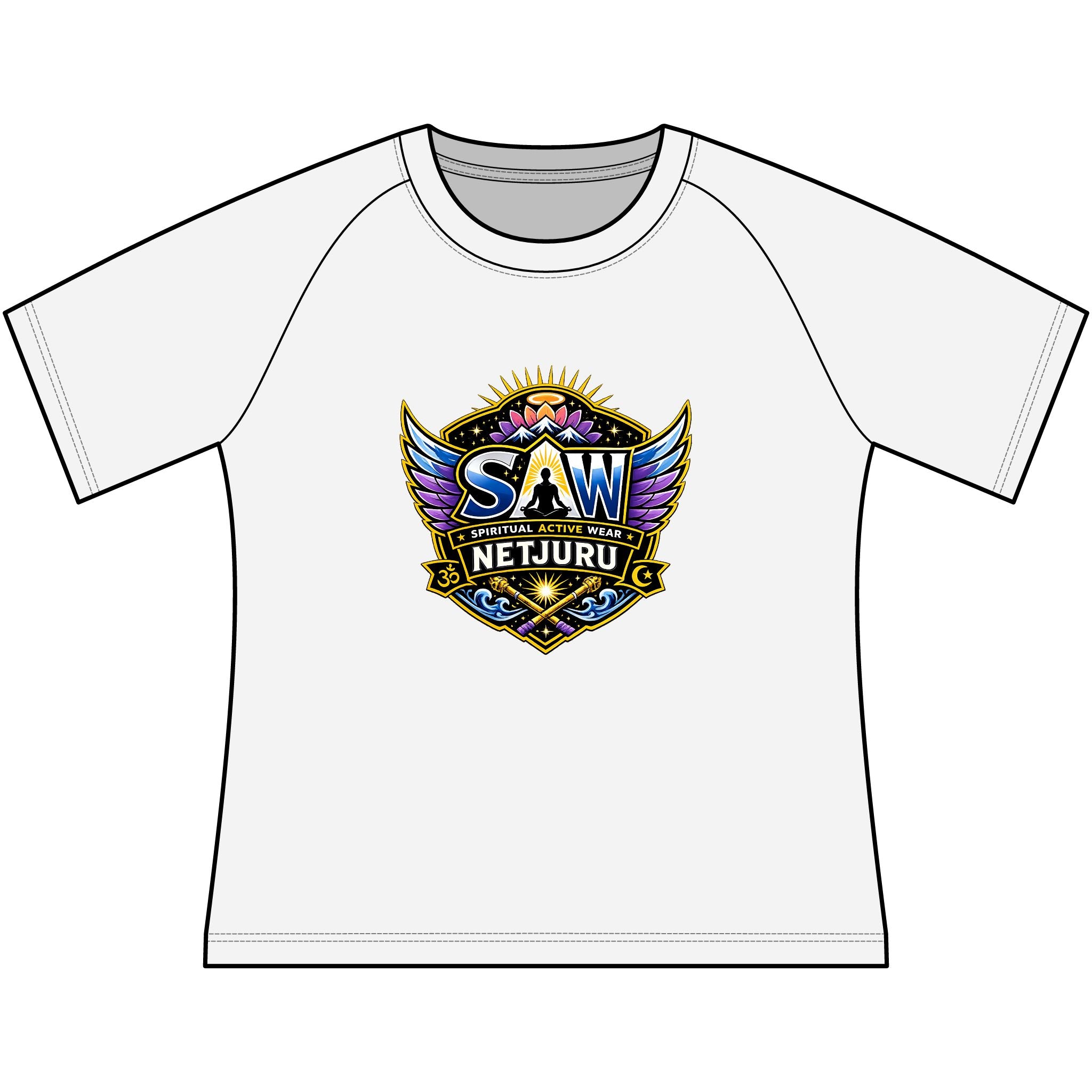 Women's PosiCharge Tri-Blend Wicking Scoop Neck Raglan Tee