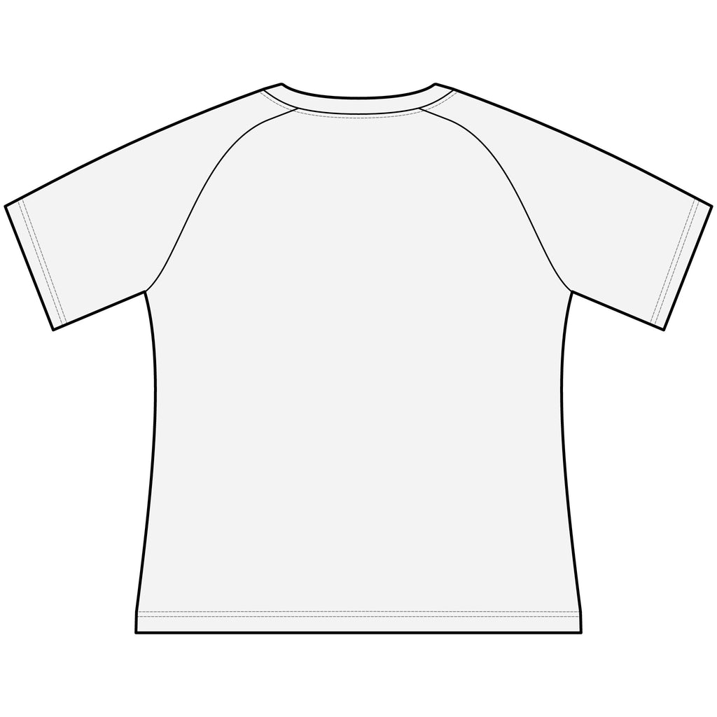 Women's PosiCharge Tri-Blend Wicking Scoop Neck Raglan Tee