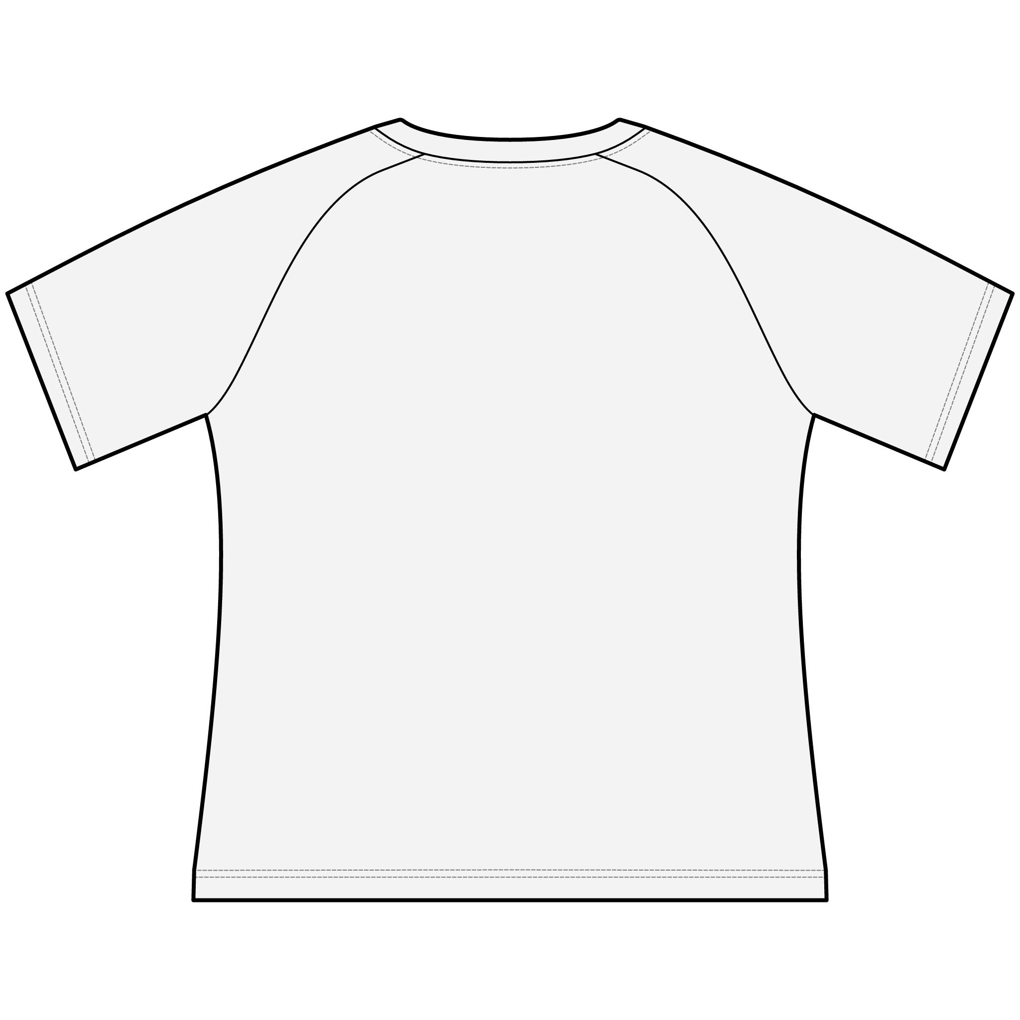 Women's PosiCharge Tri-Blend Wicking Scoop Neck Raglan Tee