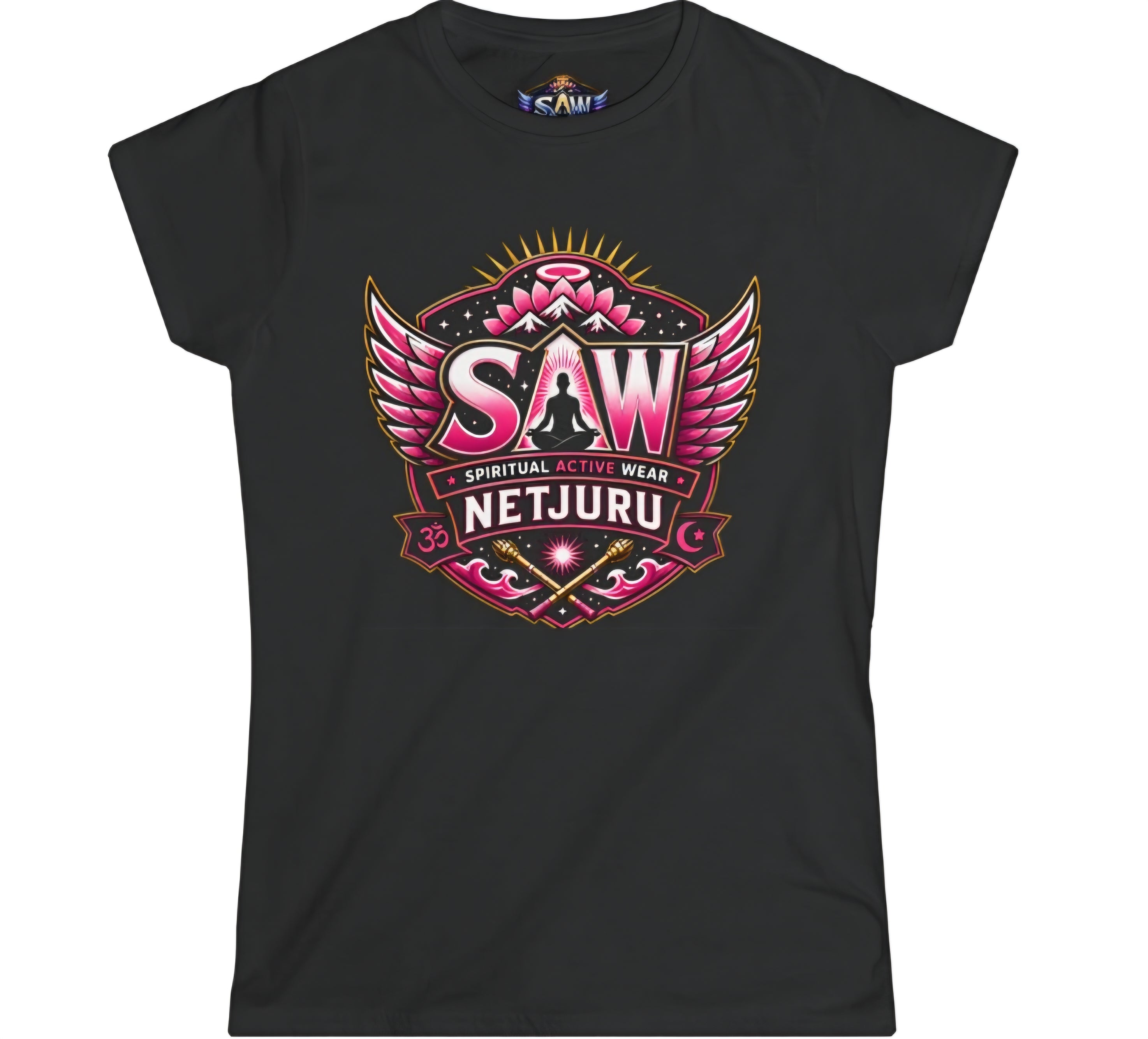 Women's Softstyle Tee - SAW Spiritual Active Wear (Divine Feminine Edition)